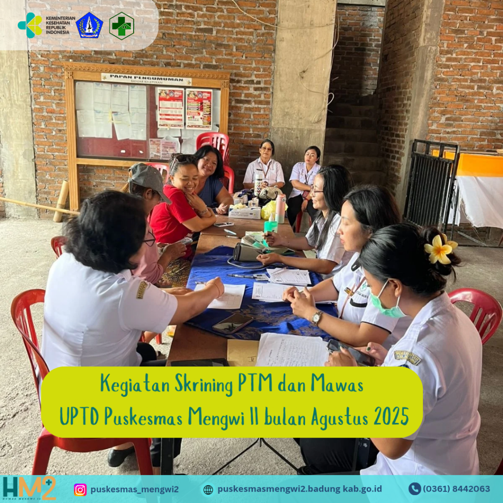 Skrining PTM dan MAWAS - Bulan Agustus